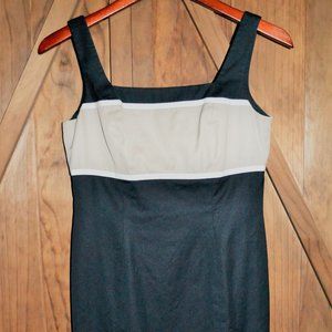 Ann Taylor Dress Size 4P black, beige, cream